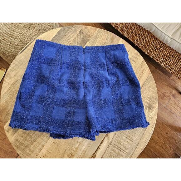 House Of Harlow 1960 X Revolve Blue Tweed Skort Women's Size XL Party Cocktails - Picture 4 of 11